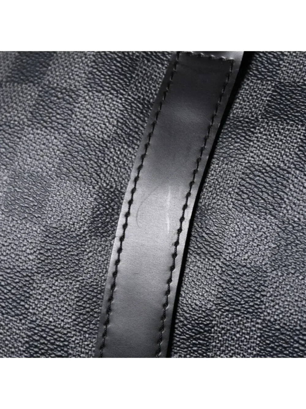 Louis Vuitton Keepall Bandouliere 55 Boston Bag Damier Graphite Black